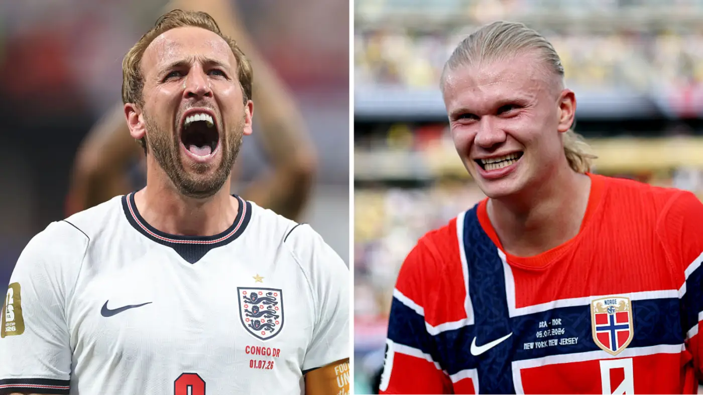 2026年世界杯:挪威的哈兰德表示,压力全在英格兰身上